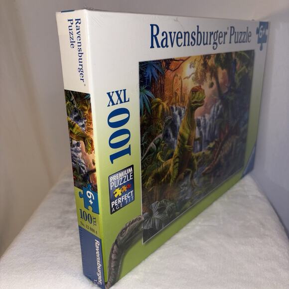Ravensburger Dinosaur Oasis Puzzle Game 100-Pieces - Picture 3 of 5